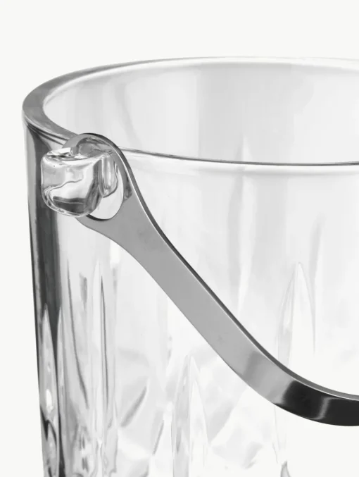 Kleiner Eiseimer Harvey mit Eiszange und Kristallrelief