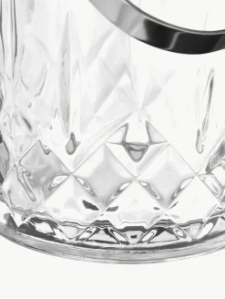 Kleiner Eiseimer Harvey mit Eiszange und Kristallrelief