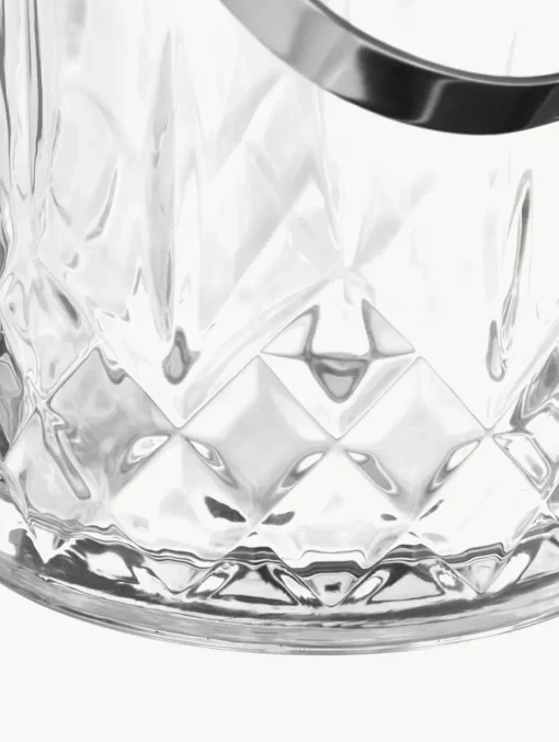Kleiner Eiseimer Harvey mit Eiszange und Kristallrelief