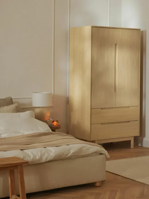 Kleiner Kleiderschrank Cassy, 2-türig
