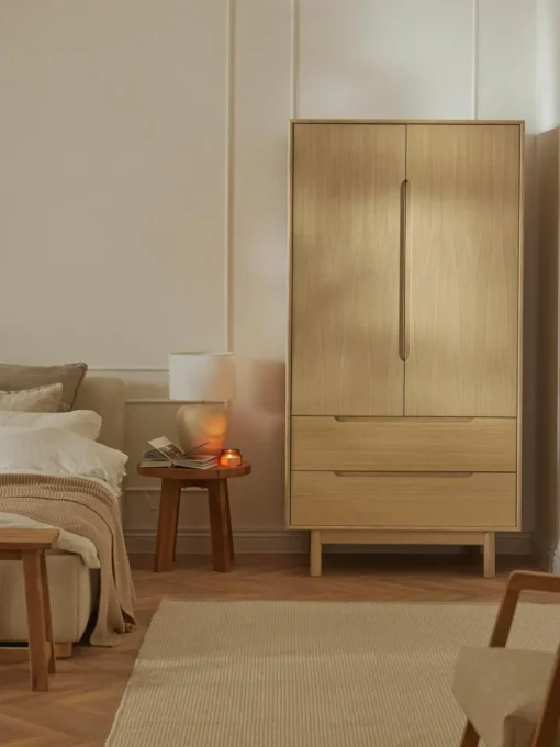 Kleiner Kleiderschrank Cassy, 2-türig
