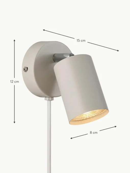 Kleiner Wandstrahler Explore mit Stecker
