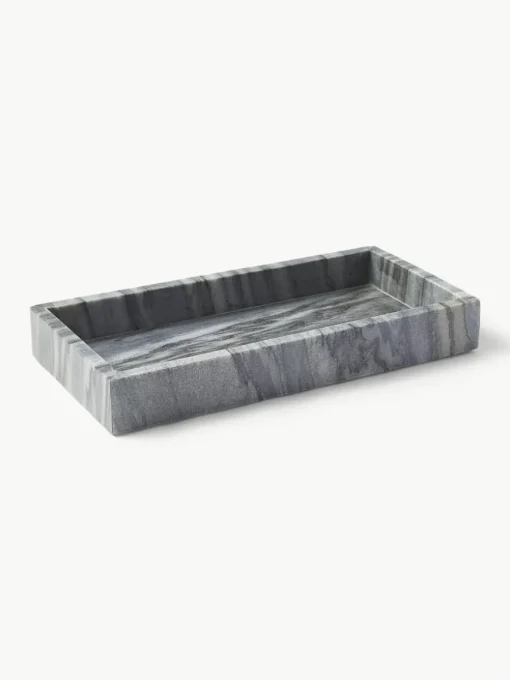 Kleines Deko-Tablett Venice aus Marmor