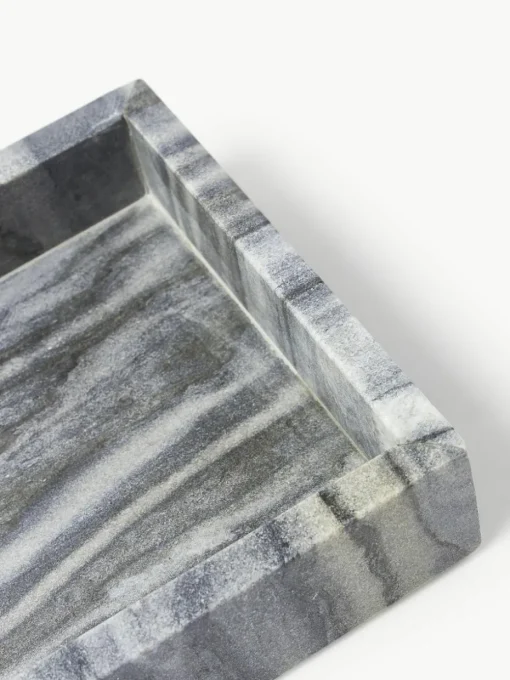 Kleines Deko-Tablett Venice aus Marmor