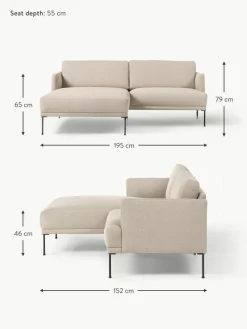 Kleines Ecksofa Fluente
