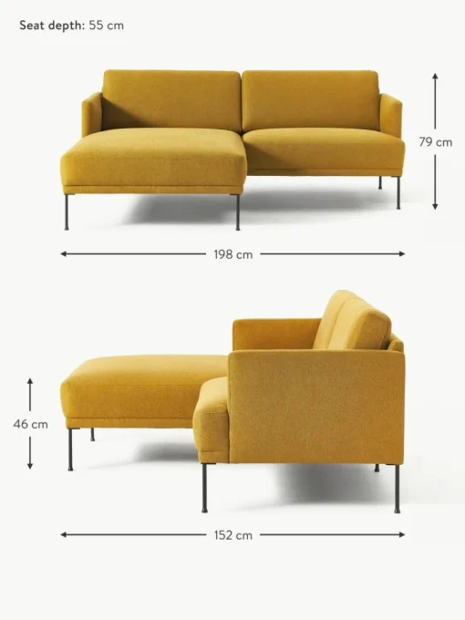 Kleines Ecksofa Fluente