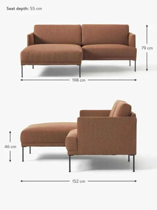 Kleines Ecksofa Fluente