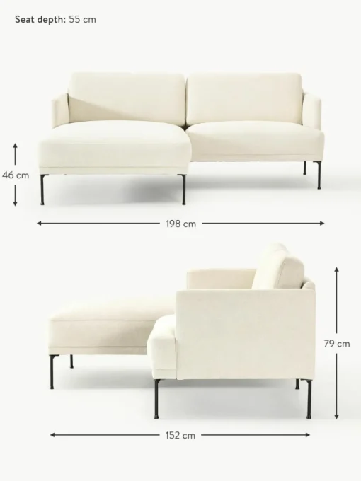 Kleines Ecksofa Fluente