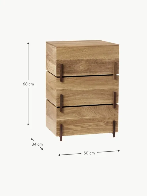 Kleines Regal Stack aus Eichenholz