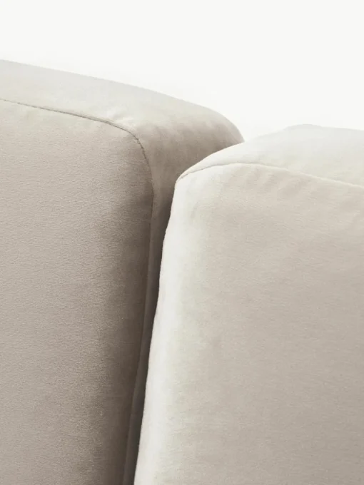 Kleines Samt-Ecksofa Fluente
