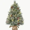 Künstlicher beschneiter LED-Weihnachtsbaum Vandans, in verschiedenen Größen