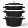 Kochtöpfe La Cocotte aus Gusseisen, 3er-Set