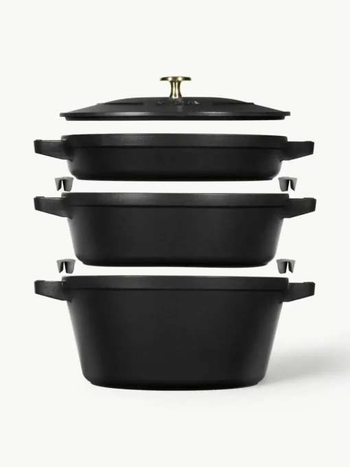 Kochtöpfe La Cocotte aus Gusseisen, 3er-Set