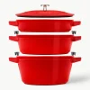 Kochtöpfe La Cocotte aus Gusseisen, 3er-Set