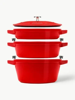 Kochtöpfe La Cocotte aus Gusseisen, 3er-Set