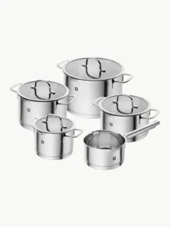 Kochtöpfe TrueFlow aus Edelstahl, 5er-Set