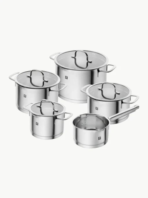 Kochtöpfe TrueFlow aus Edelstahl, 5er-Set