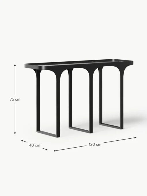 Konsole Bella in Marmor-Optik