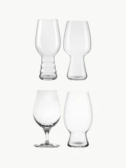 Kristall-Biergläser Craft, 4er Set