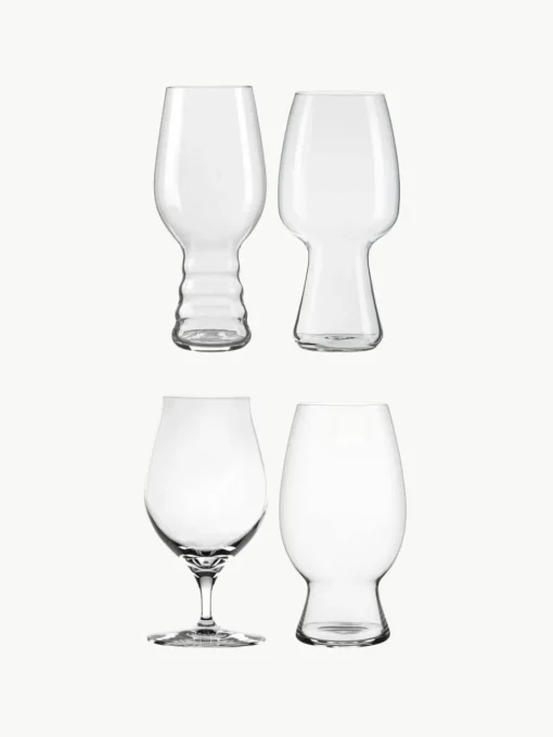 Kristall-Biergläser Craft, 4er Set