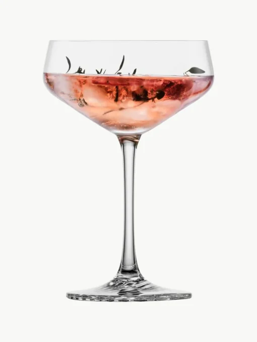 Kristall-Champagnerschalen Echo, 4 Stück