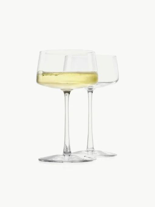 Kristall-Champagnerschalen Power, 6 Stück