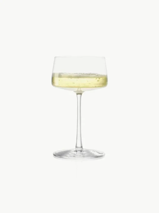 Kristall-Champagnerschalen Power, 6 Stück