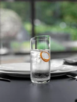 Kristall-Longdrinkgläser NewMoon, 4 Stück