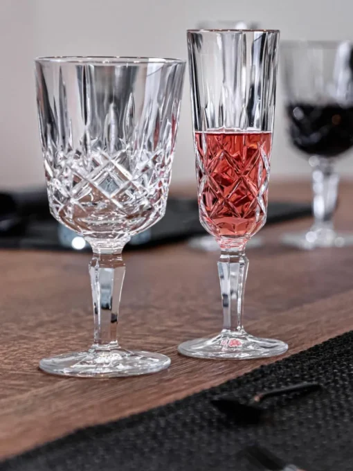 Kristall-Weingläser Noblesse, 4 Stück