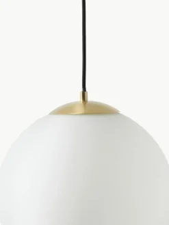 Kugel-Pendelleuchte Beth aus Opalglas