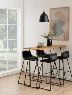 Kunstleder-Barstühle Tina, 2 Stück