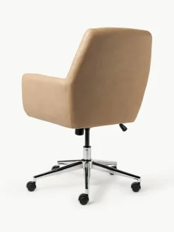 Kunstleder-Schreibtischstuhl Benson mit Armlehne, höhenverstellbar