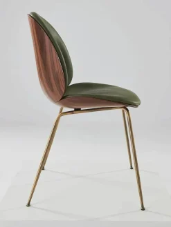 Kunstlederstuhl Beetle mit Sitzschale
