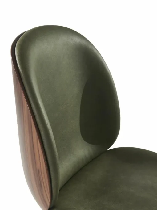Kunstlederstuhl Beetle mit Sitzschale