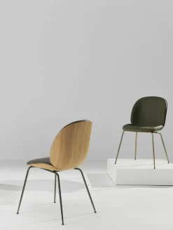 Kunstlederstuhl Beetle mit Sitzschale