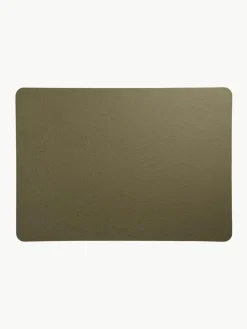 Kunstleder-Tischsets Pik, 2 Stück