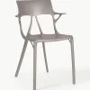 Kunststoff-Armlehnstühle A.I., 2 Stück