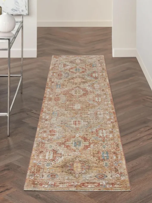 Kurzflor-Läufer Sahar mit Ornamentmuster