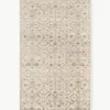 Kurzflor-Teppich Rosalie mit Ornamenten, handgewebt