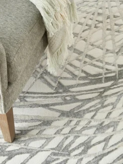 Kurzflor-Teppich Rustic Texture mit Hoch-Tief-Effekt