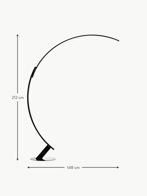 LED-Bogenlampe Kyudo, dimmbar