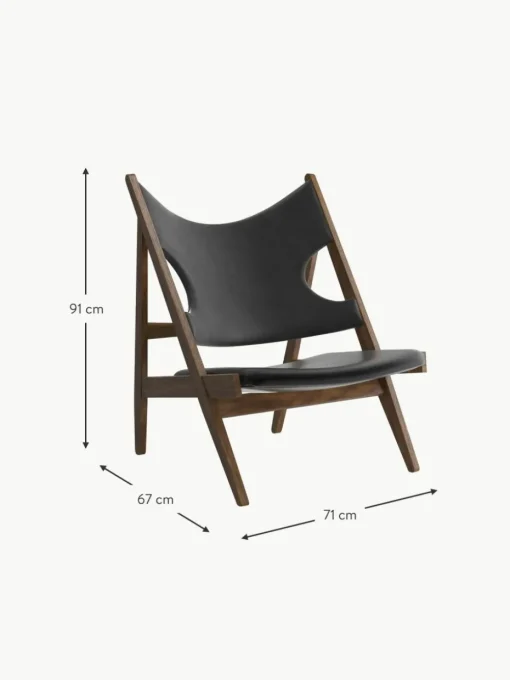 Leder-Loungesessel Knitting