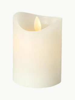 LED-Kerze Bino mit Flackerfunktion, H 10 cm