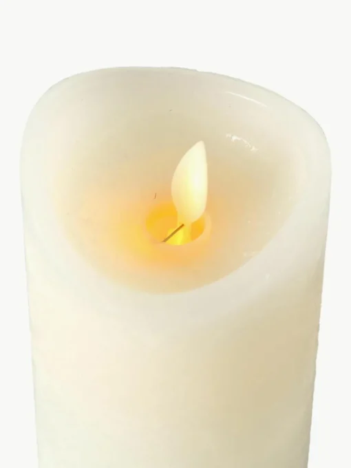 LED-Kerze Bino mit Flackerfunktion, H 12 cm