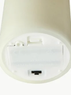 LED-Kerze Bino mit Flackerfunktion, H 10 cm
