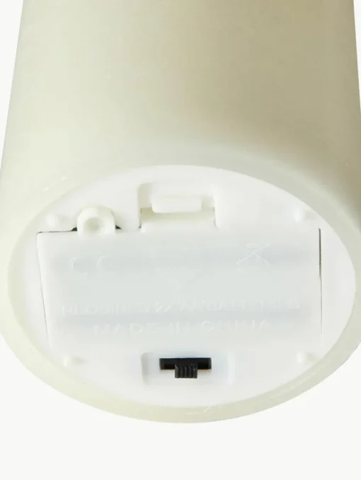 LED-Kerze Bino mit Flackerfunktion, H 10 cm