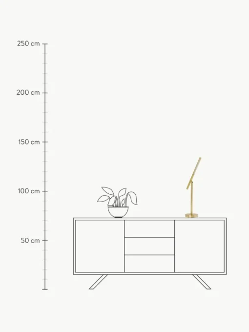 LED-Leselampe Gratia mit Touch-Funktion