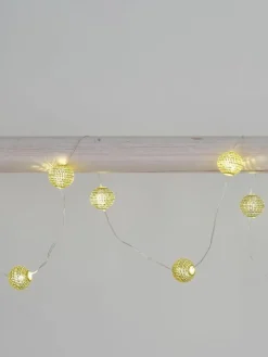 LED-Lichterkette Beads, 120 cm