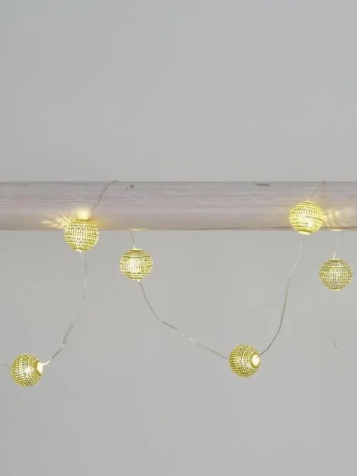 LED-Lichterkette Beads, 120 cm