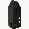 LED-Lichthaus Hygga aus Porzellan, H 20 cm